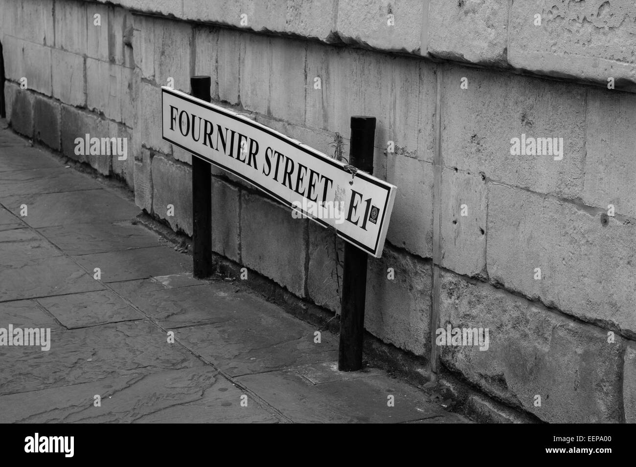 Fournier Street, E1, London Stock Photo