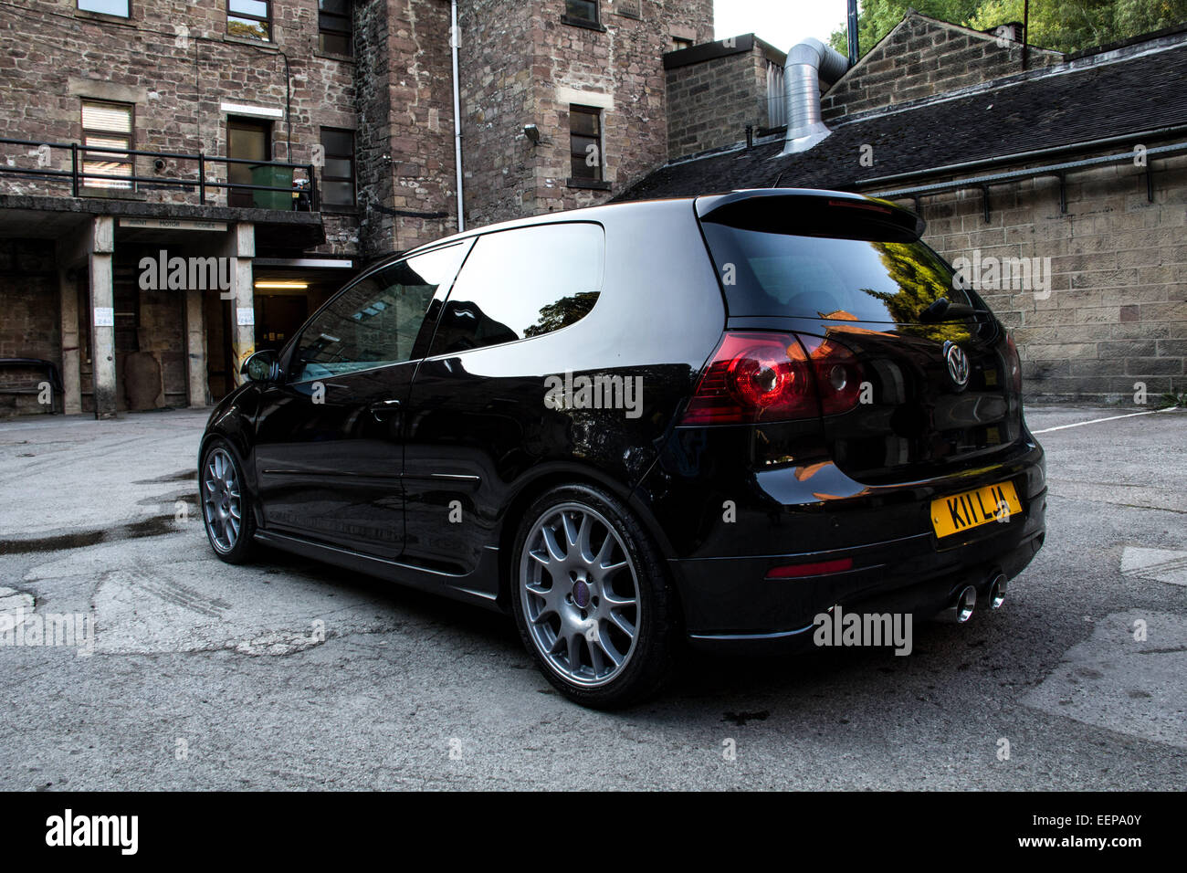 Super Clean and Shiny Volkswagen VW Golf GTi Stock Photo