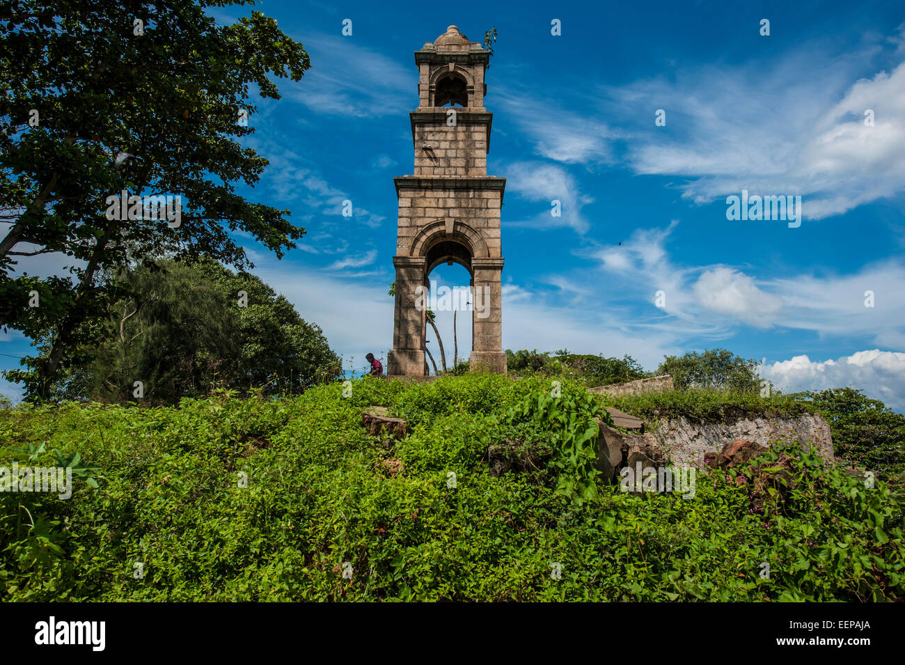 Ruins of the old Dutch fort in Negombo, Western Province, Sri Lanka. Stock Photo