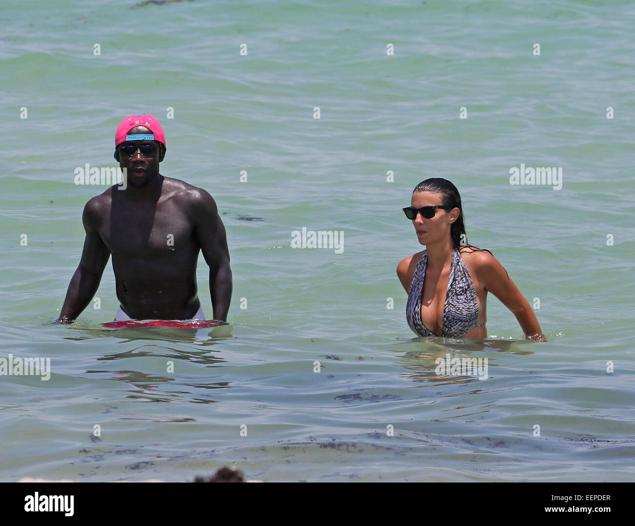 French Football Player Bacary Sagna And His Wife Ludivine Kadri Sagna French Football Player Bacary Sagna And His Wife Ludivine Kadri Sagna