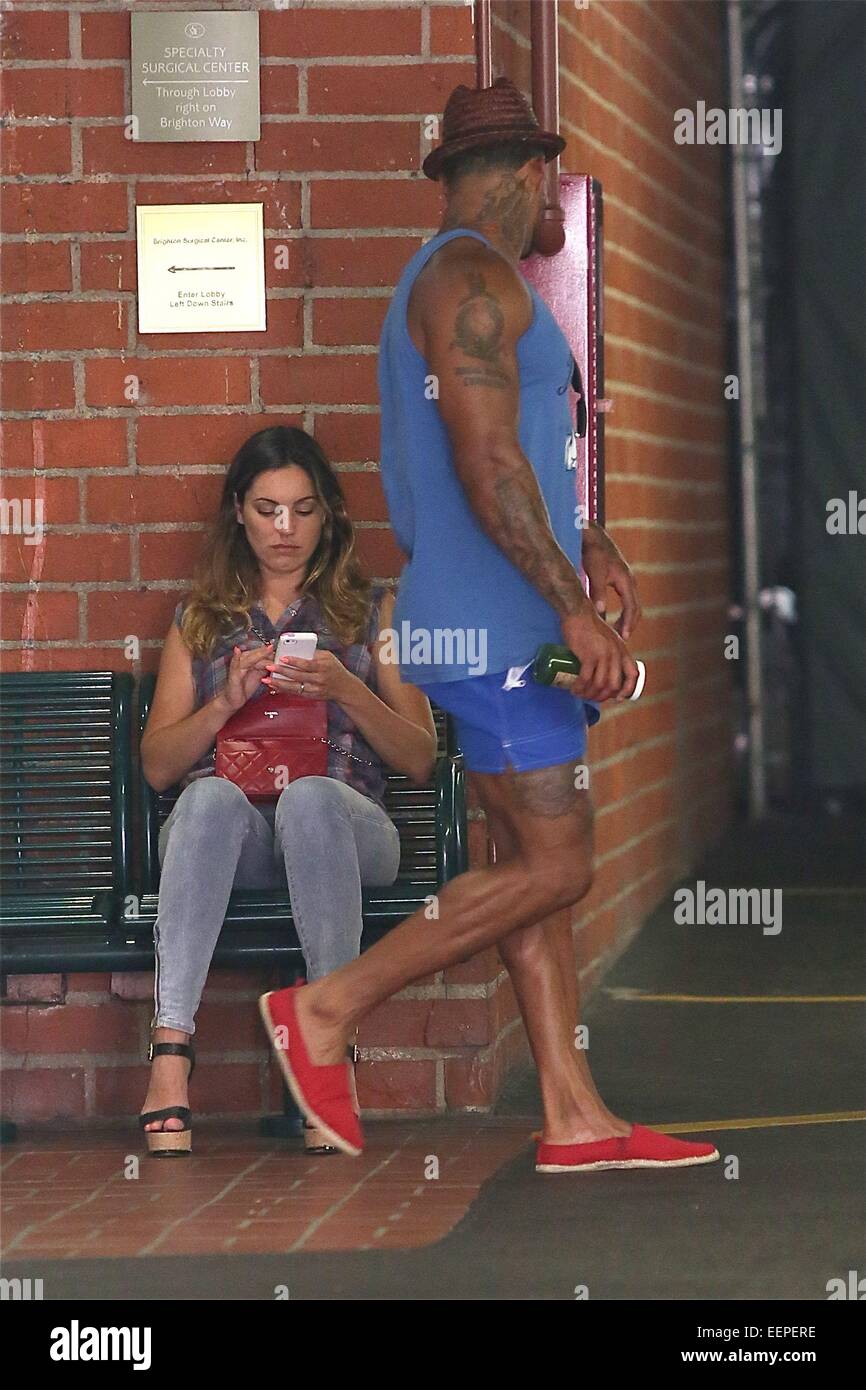 Kelly Brook and David McIntosh spotted out in Beverly Hills  Featuring: David McIntosh,Kelly Brook Where: Los Angeles, California, United States When: 18 Jul 2014 Stock Photo