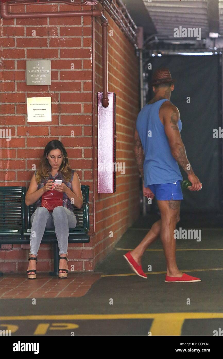 Kelly Brook and David McIntosh spotted out in Beverly Hills  Featuring: David McIntosh,Kelly Brook Where: Los Angeles, California, United States When: 18 Jul 2014 Stock Photo