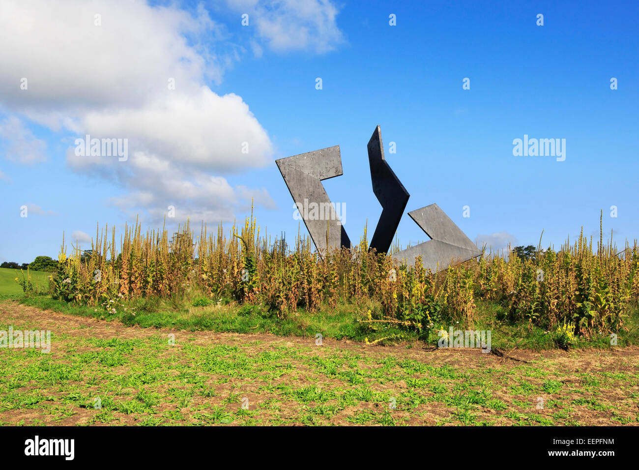 Monument in the park on territory of Kilkenny Castle Stock Photo