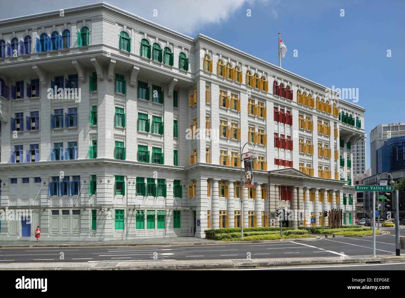 Old Hill Street Police Station, Singapore. Stock Photo