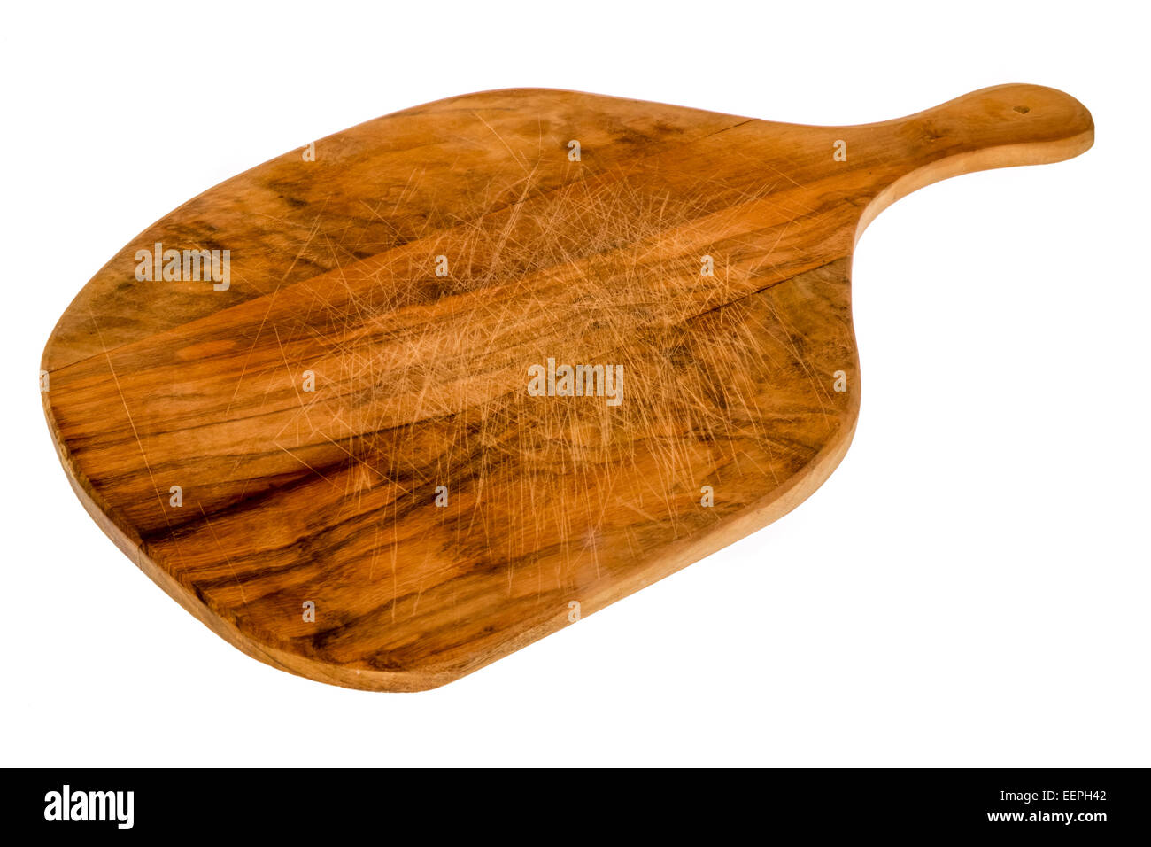 wooden cutting board made by olive wood Stock Photo Alamy
