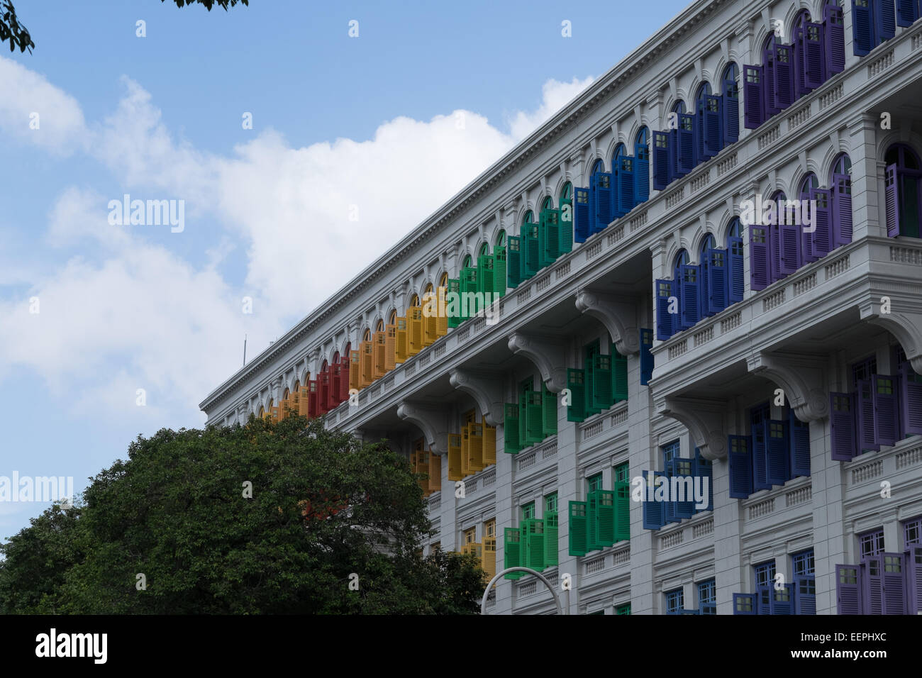 Old Hill Street Police Station, Singapore. Stock Photo