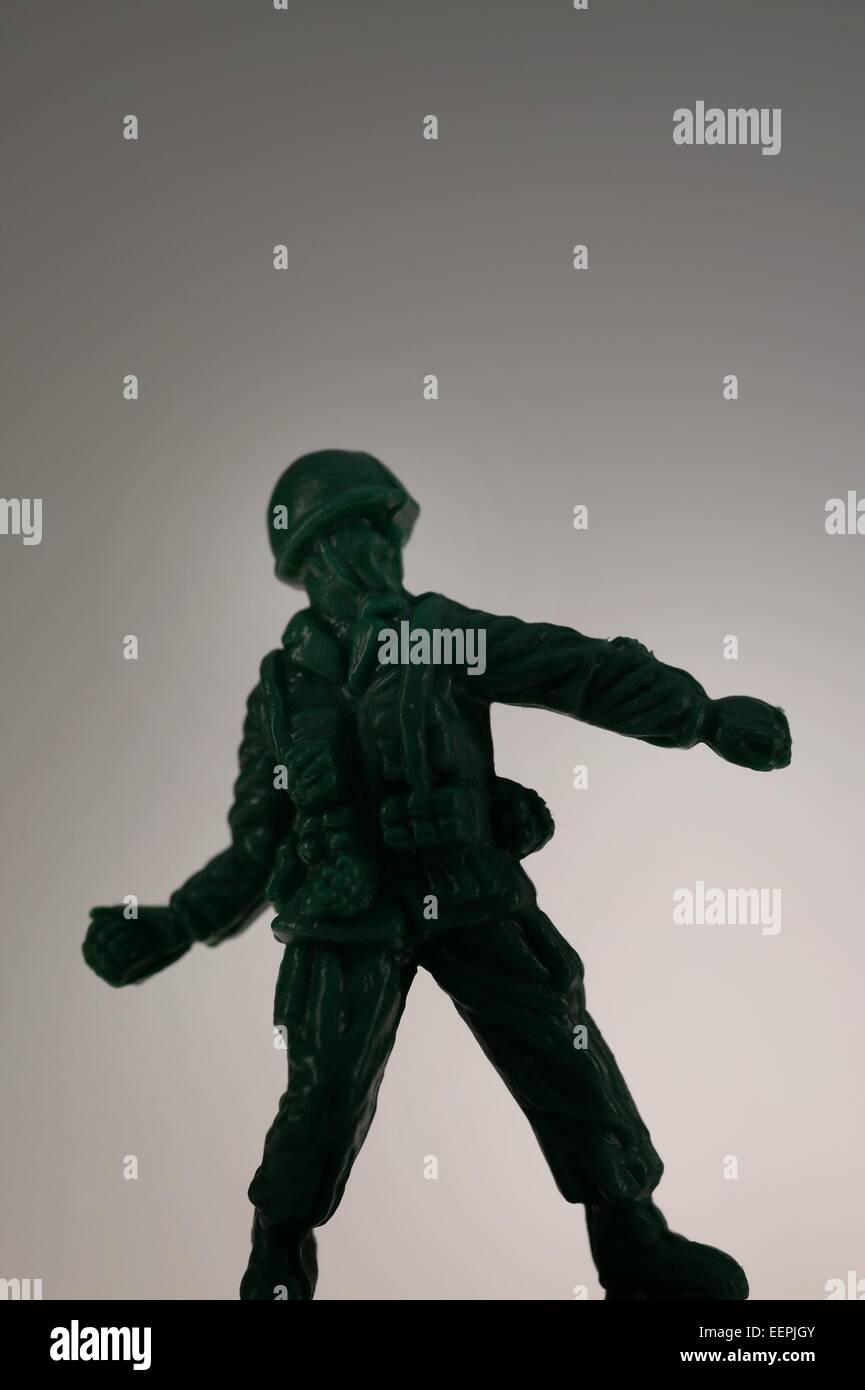 A close up shot of aArmy action figures Stock Photo - Alamy