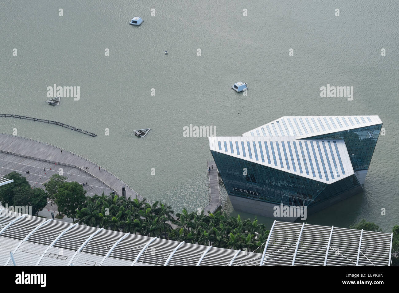 The Louis Vuitton Store, Marina Bay, Singapore, South East Asia Stock Photo  - Alamy