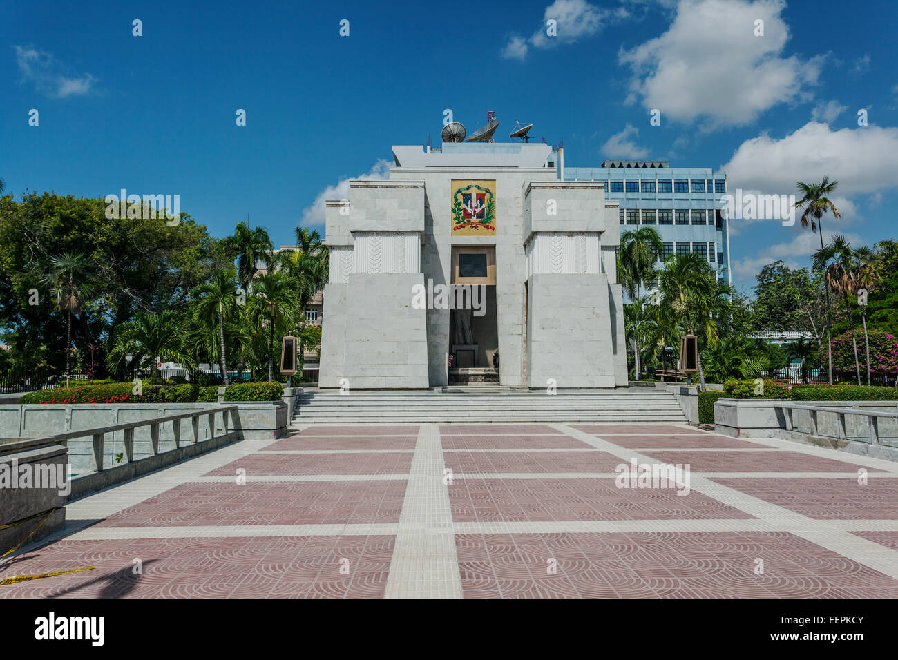 The Altar de la Patria, Parque de la Independencia, (Puerta del Conde), Zona Colonial, UNESCO World Heritage, Santo Domingo, Dom Stock Photo