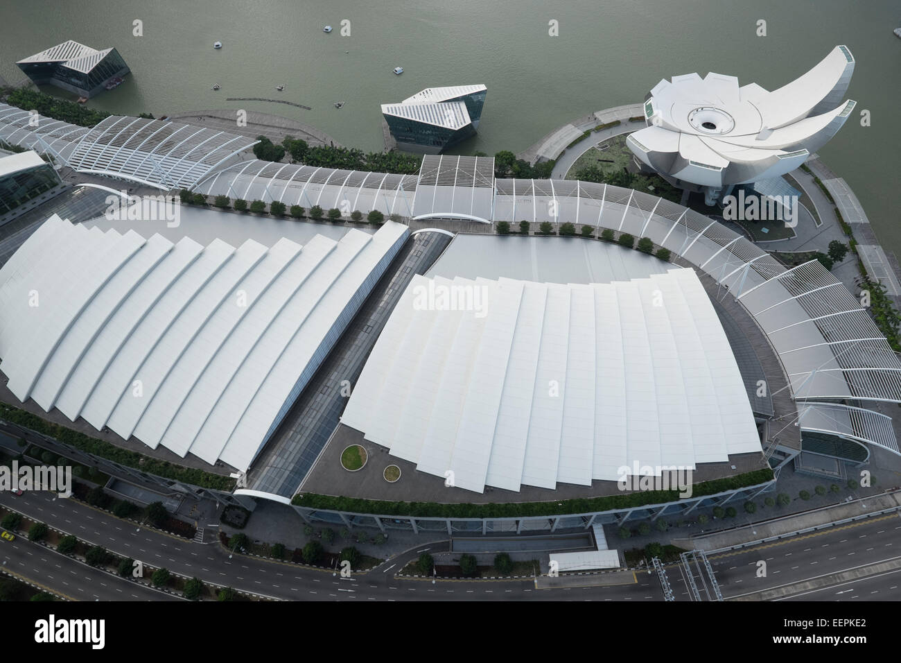 Art and Science Museum, Singapore. Architect: Moshe Safdie. Stock Photo