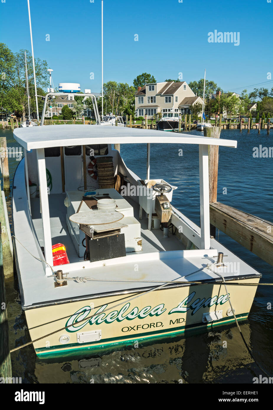 Maryland, Eastern Shore, Oxford, fishing boat Stock Photo Alamy