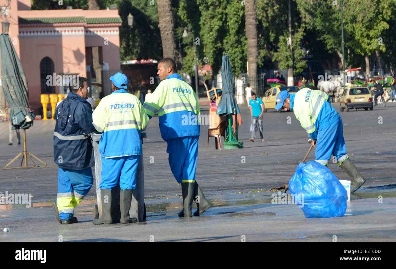 North africa cleaning clensing workers hires stock photography and