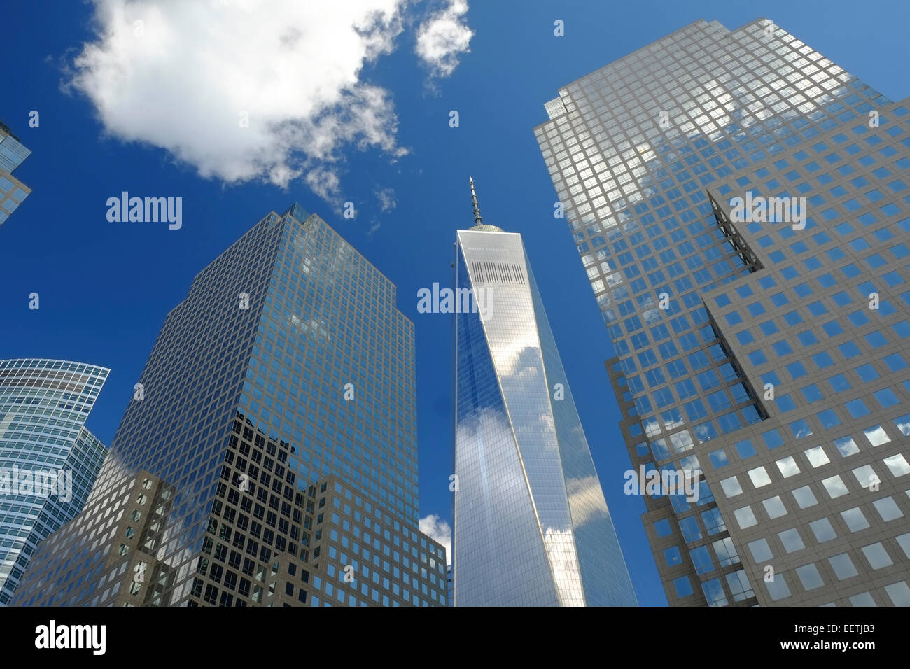 world financial center, world trade center, Lower Manhattan, New York, USA Stock Photo