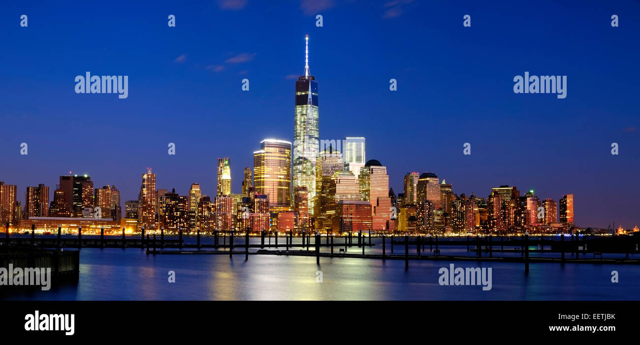 Lower Manhattan, Financial District, Manhattan, New York City, NY Stock Photo