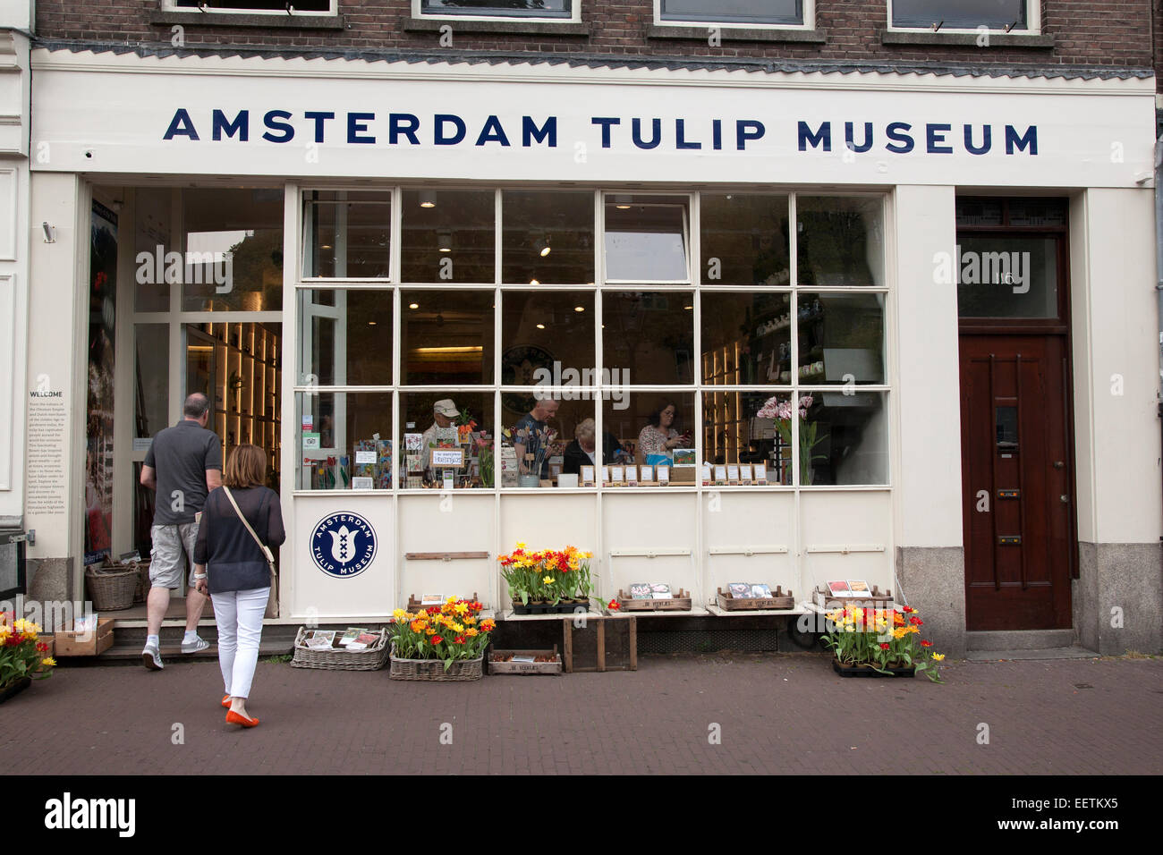 Amsterdam Tulip Museum, Holland Stock Photo Alamy