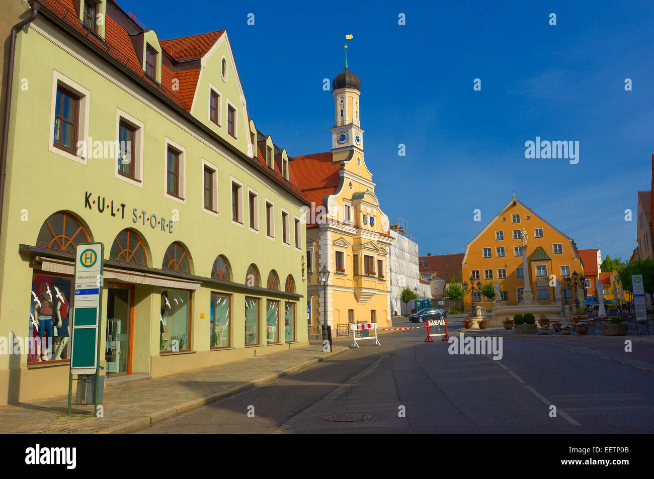 Friedberg, Town hall, Swabia, Bavaria, Aichach-Friedberg district ...