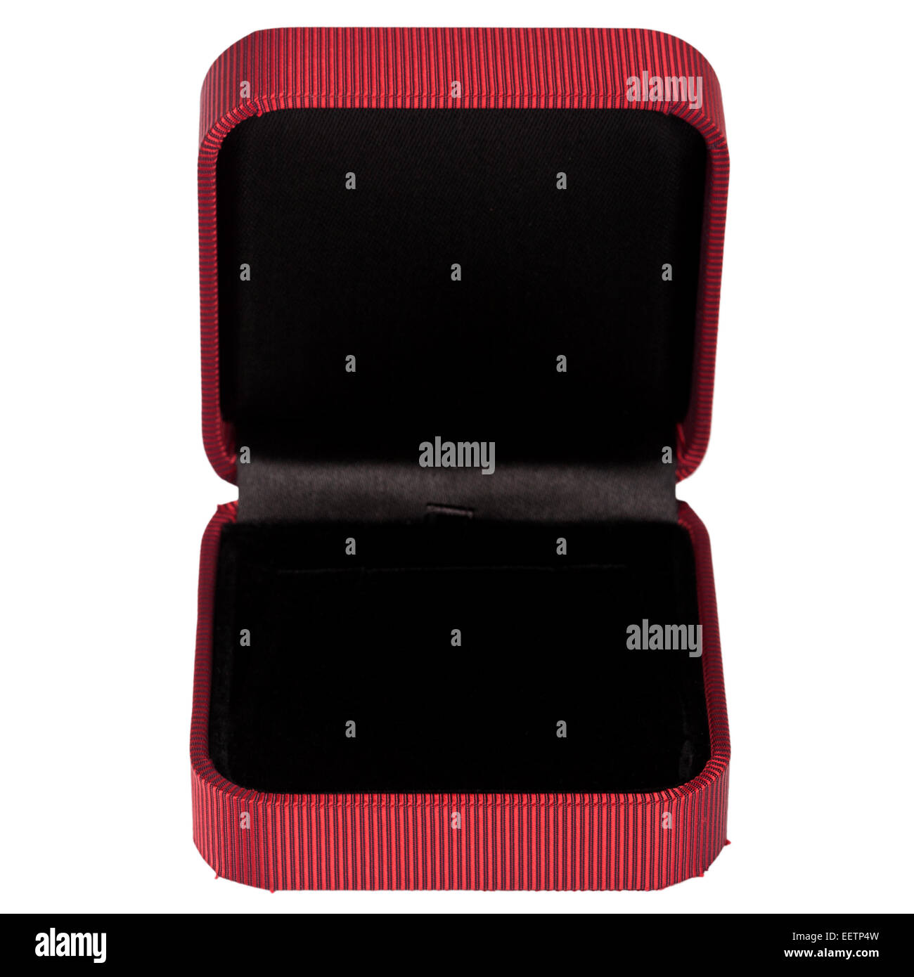 Red gift box isolated on a white background Stock Photo - Alamy