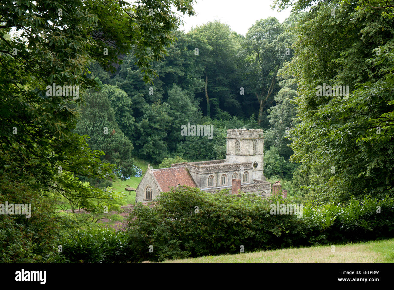 Stourhead Gardens,Wiltshire,England. Stock Photo
