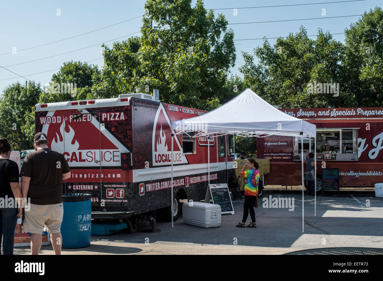 Farmer's Market , Chattanooga Market ,weekly summer market Stock Photo