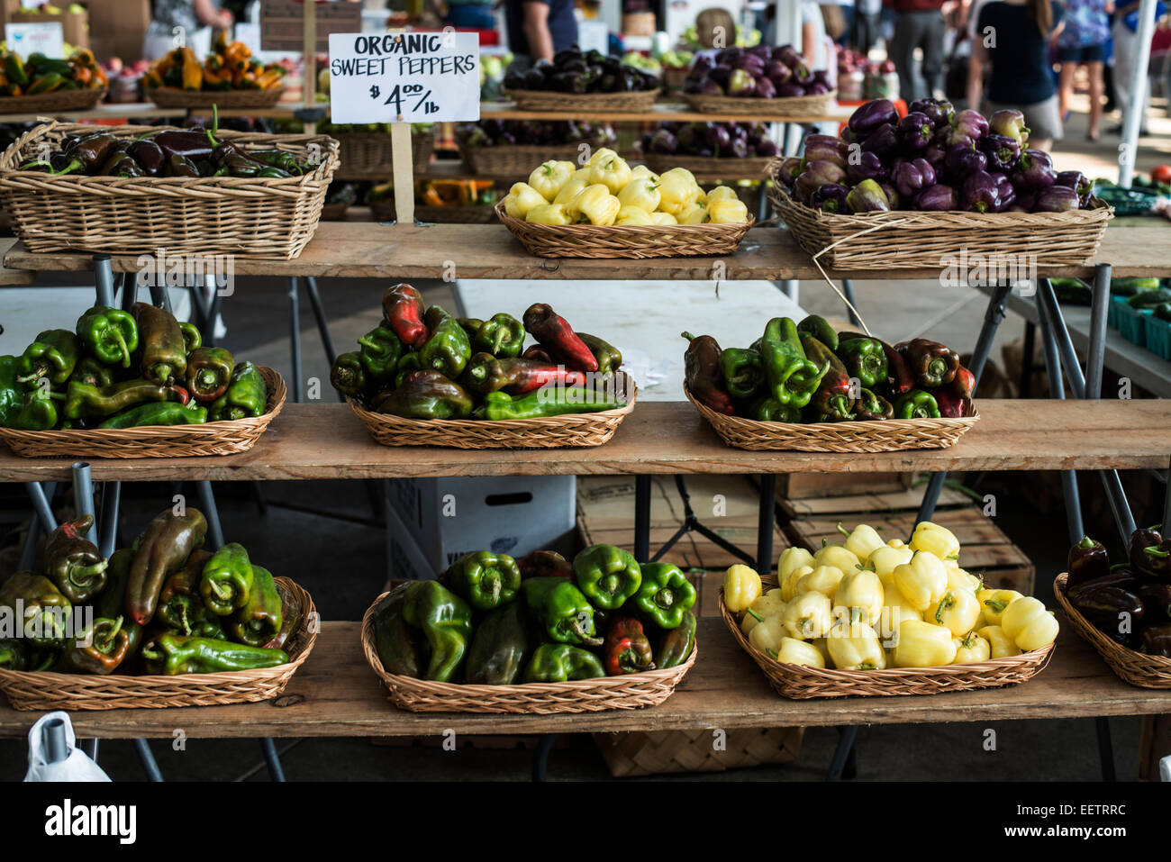 Farmer's Market , Chattanooga Market ,weekly summer market Stock Photo