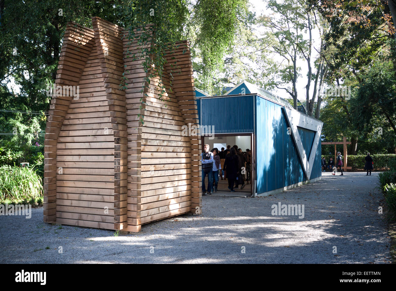 Finland's installation located in biennial. Venice, Veneto. Italy Stock Photo