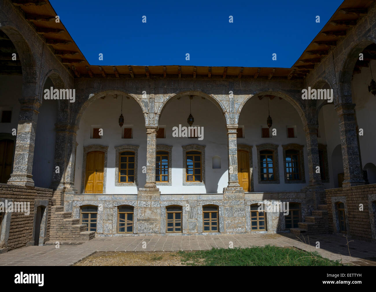 The Courtyard Of One Of The Houses In The Erbil Citadel, Kurdistan
