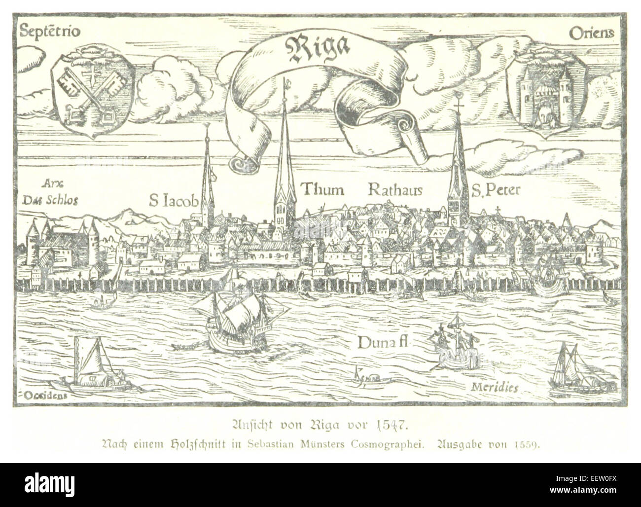 Old riga map hi-res stock photography and images - Alamy