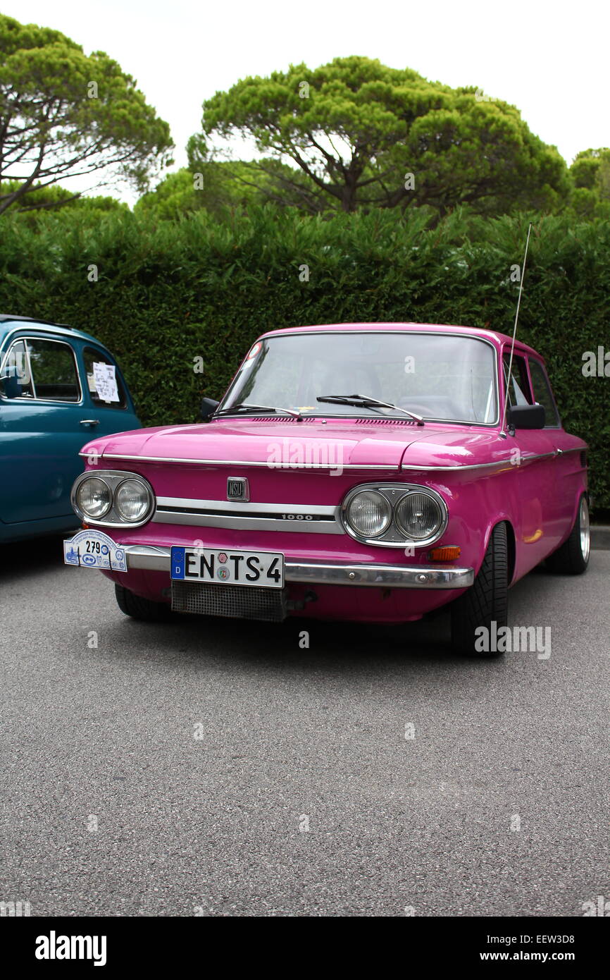 NSU 1000 on a carshow in Cavallino Treporti, Italy Stock Photo