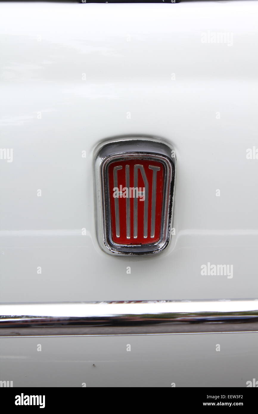 Old Fiat logo Stock Photo