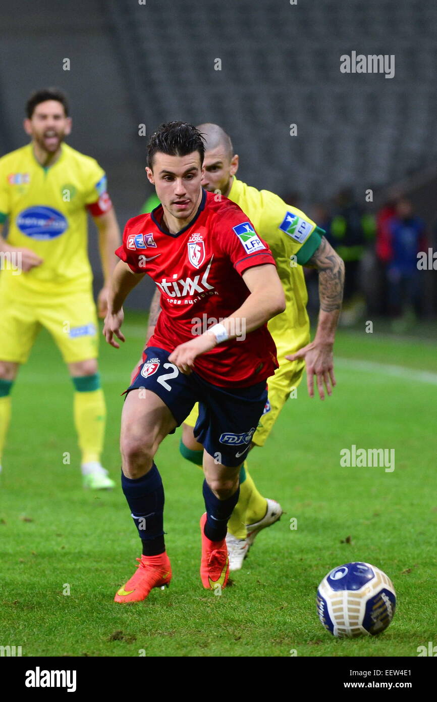 Sebastien CORCHIA - 14.01.2014 - Lille/Nantes - 1/4Finale Coupe de la Ligue.Photo  : Dave Winter/Icon Sport Stock Photo - Alamy