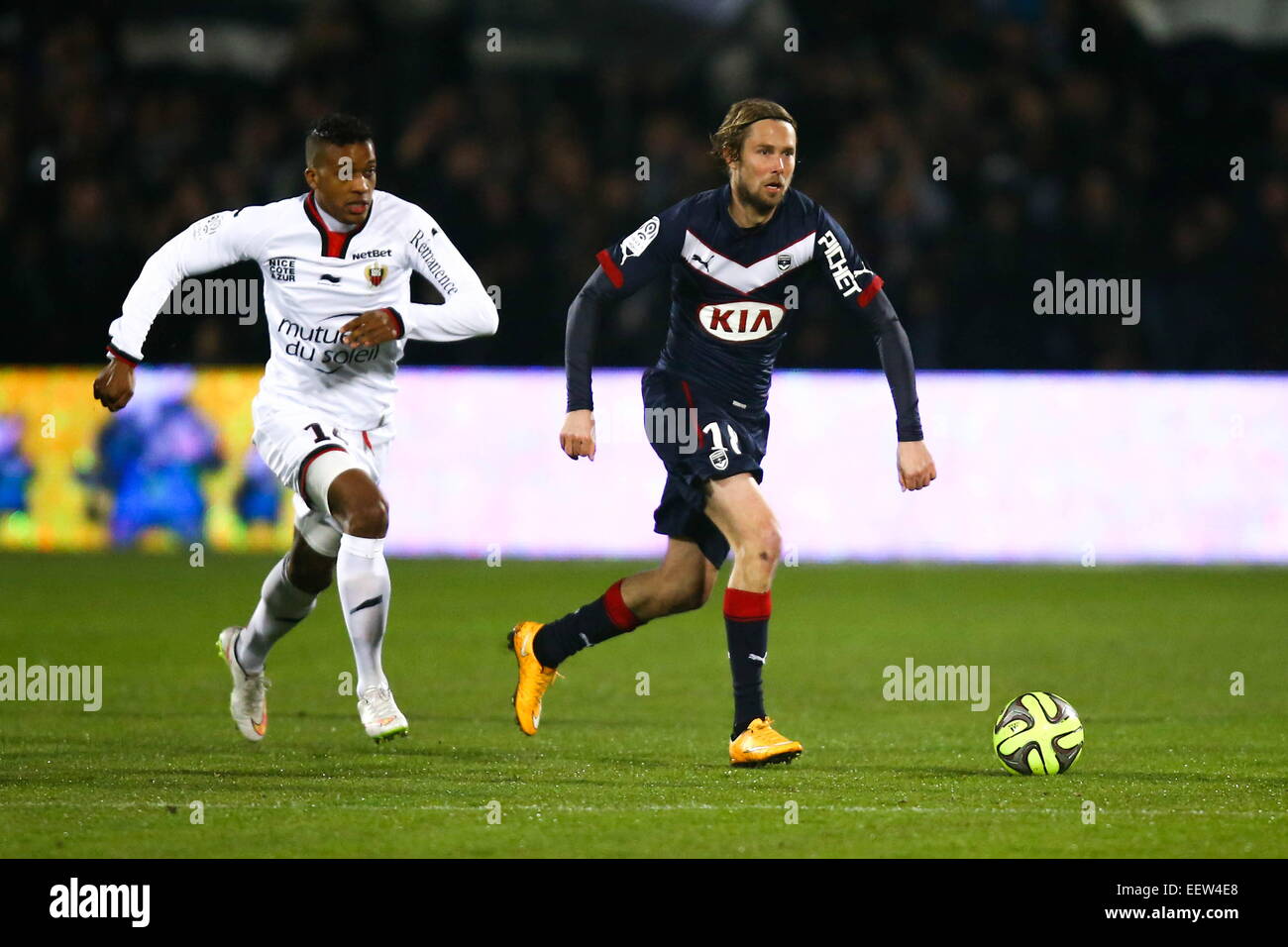 Jaroslav Plasil - 16.01.2015 - Bordeaux/Nice - 21e journee Ligue 1.Photo : Manuel Blondeau/Icon Sport Stock Photo