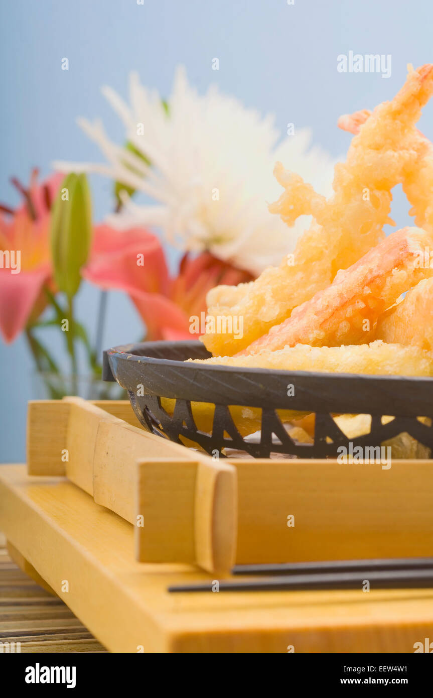 Shrimp tempura appetizer Stock Photo Alamy