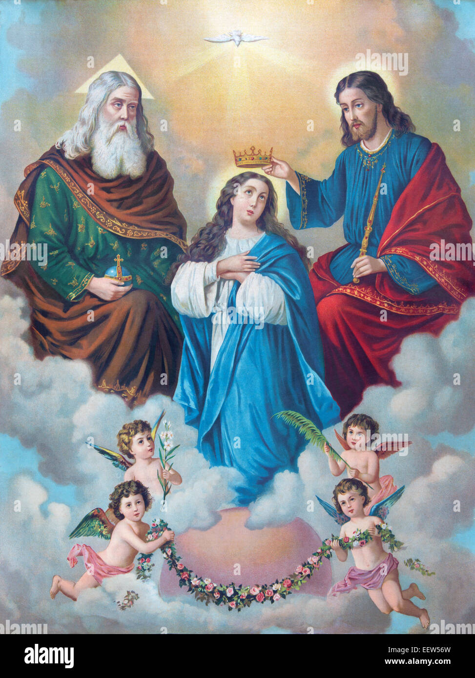 Coronation of the virgin mary hi-res stock photography and images - Alamy