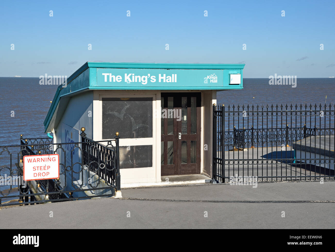 Upper entrance to the Kings Hall, Herne Bay, Kent, UK Stock Photo Alamy