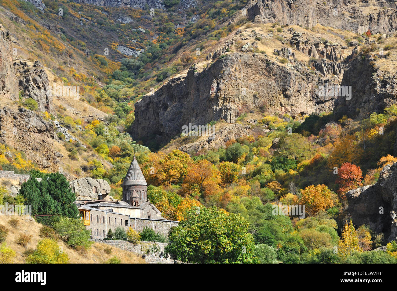 Geghard monastery, Armenia Stock Photo