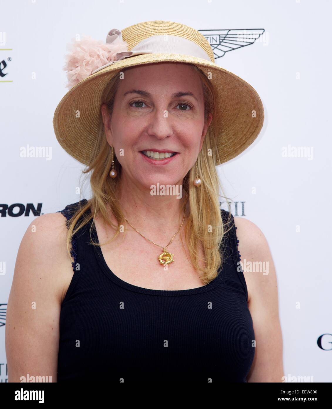 Rand Luxury presents 'Brunch With Aston Martin' in The Hamptons New York  Featuring: Susan Rockefeller Where: New York City, New York, United States When: 19 Jul 2014 Stock Photo