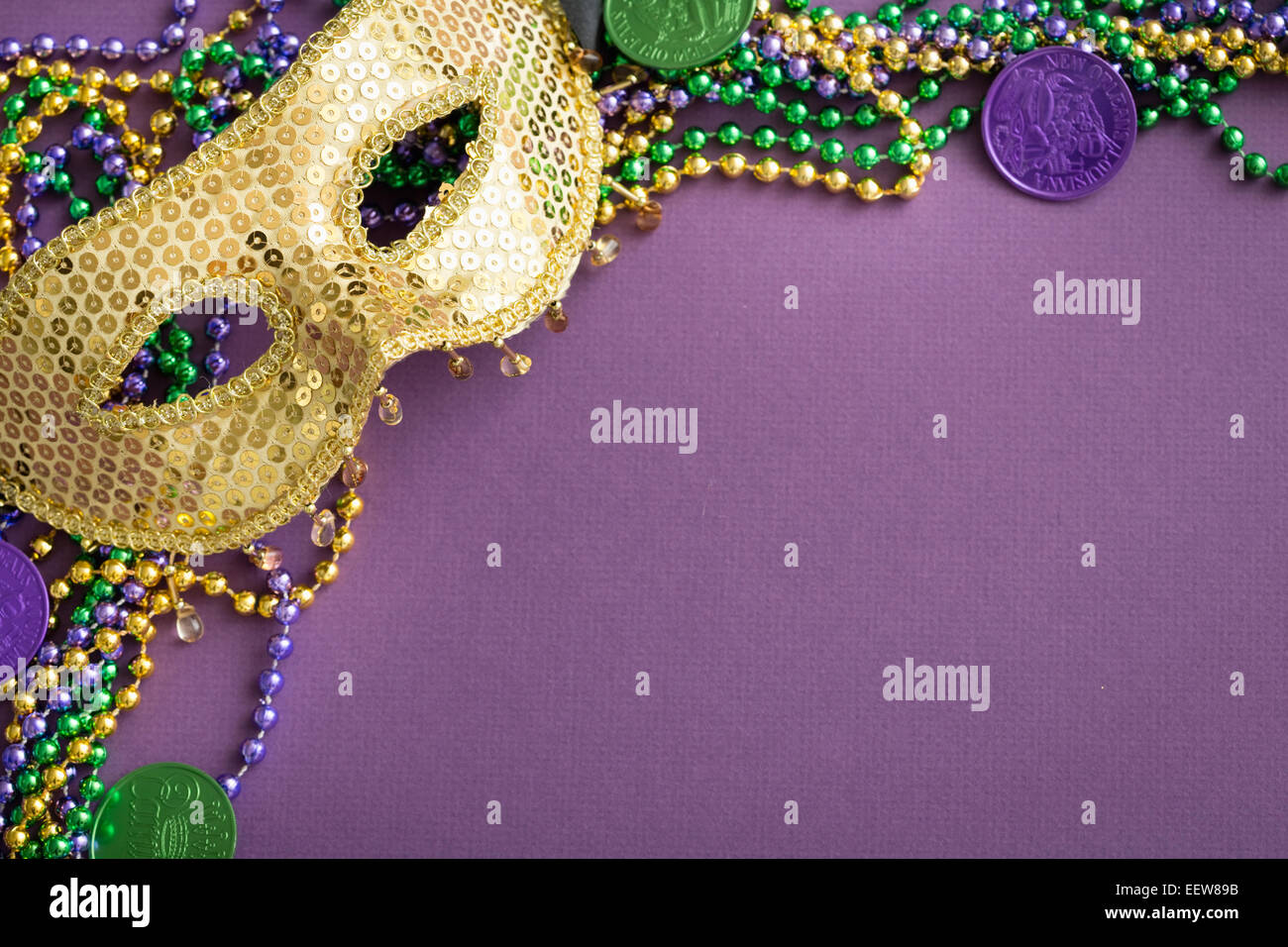 New Orleans Mardi Gras decoration Stock Photo