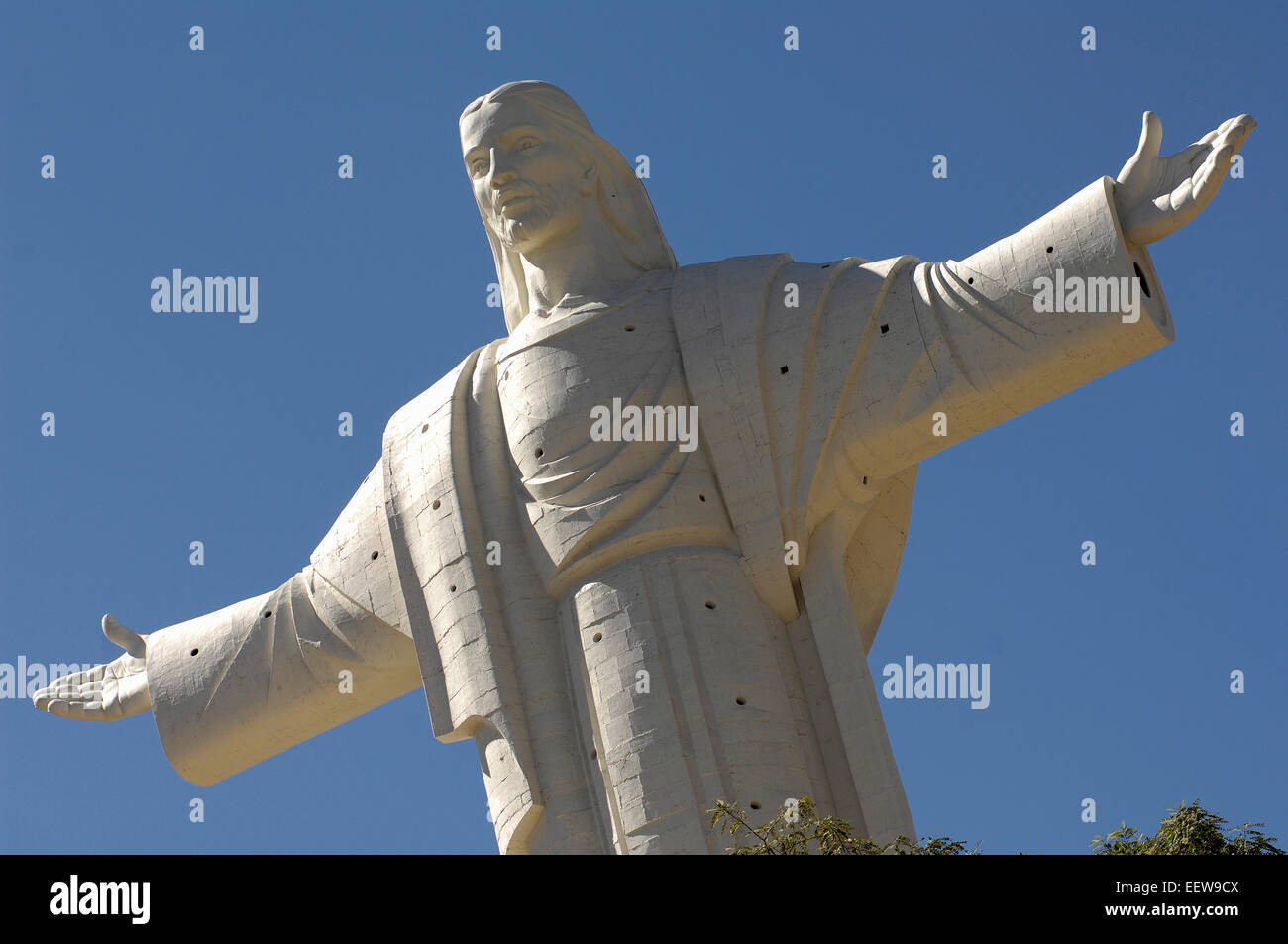 The world's largest statue of Christ overlooks the city of Cochabamba