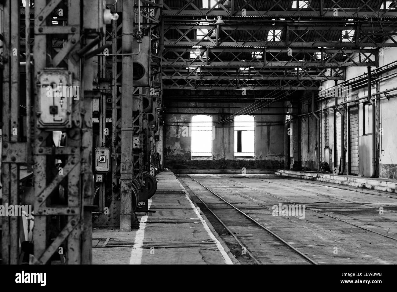 Industrial building interior Stock Photo Alamy
