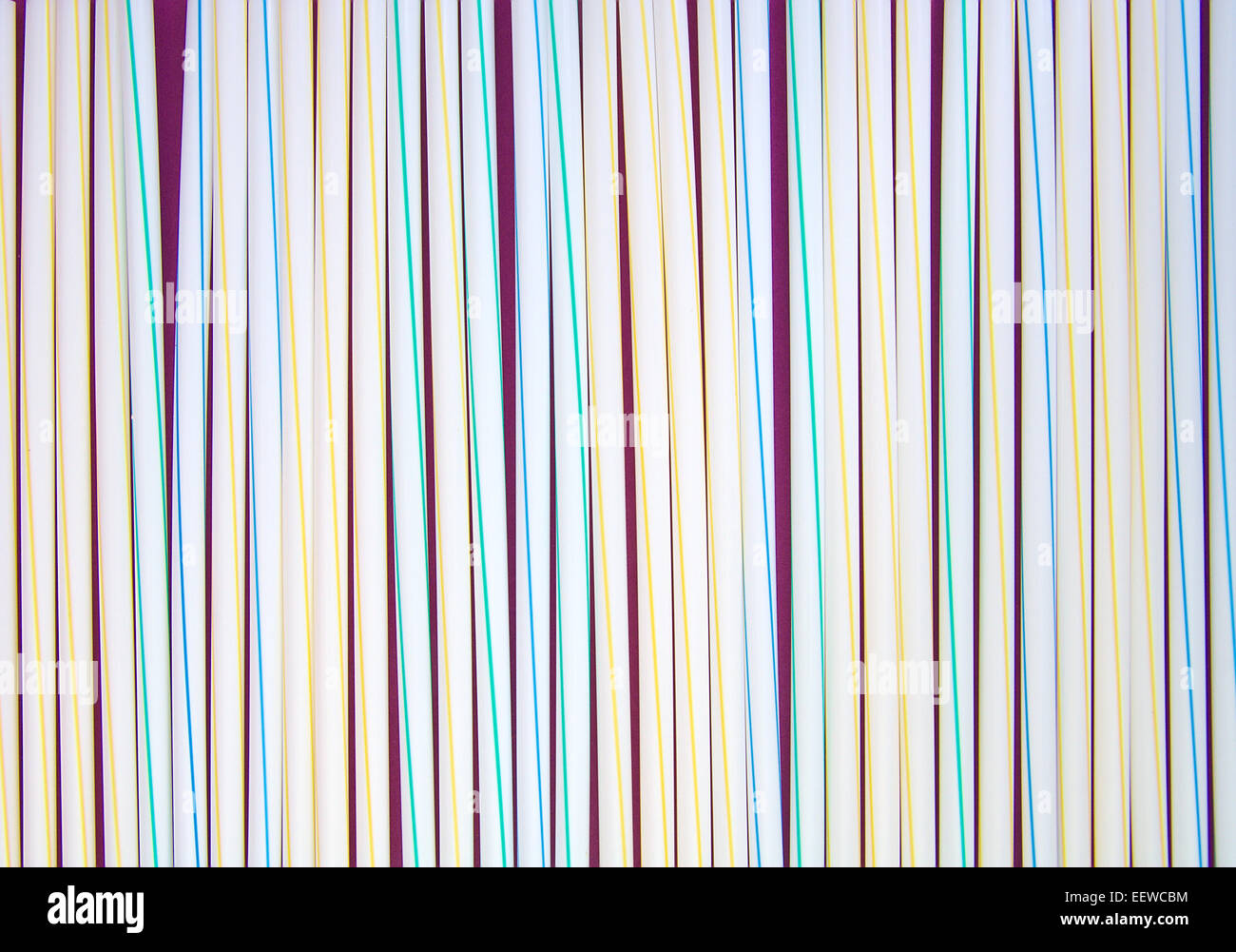 Set of white and colored drinking straws. Background Stock Photo - Alamy