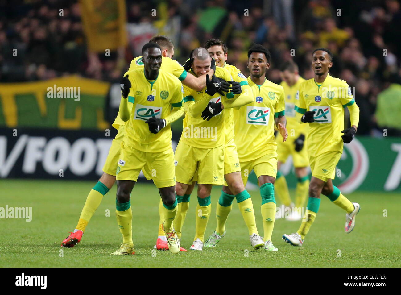 Maillot FC Nantes porté par Louis Leroux 2024/2025