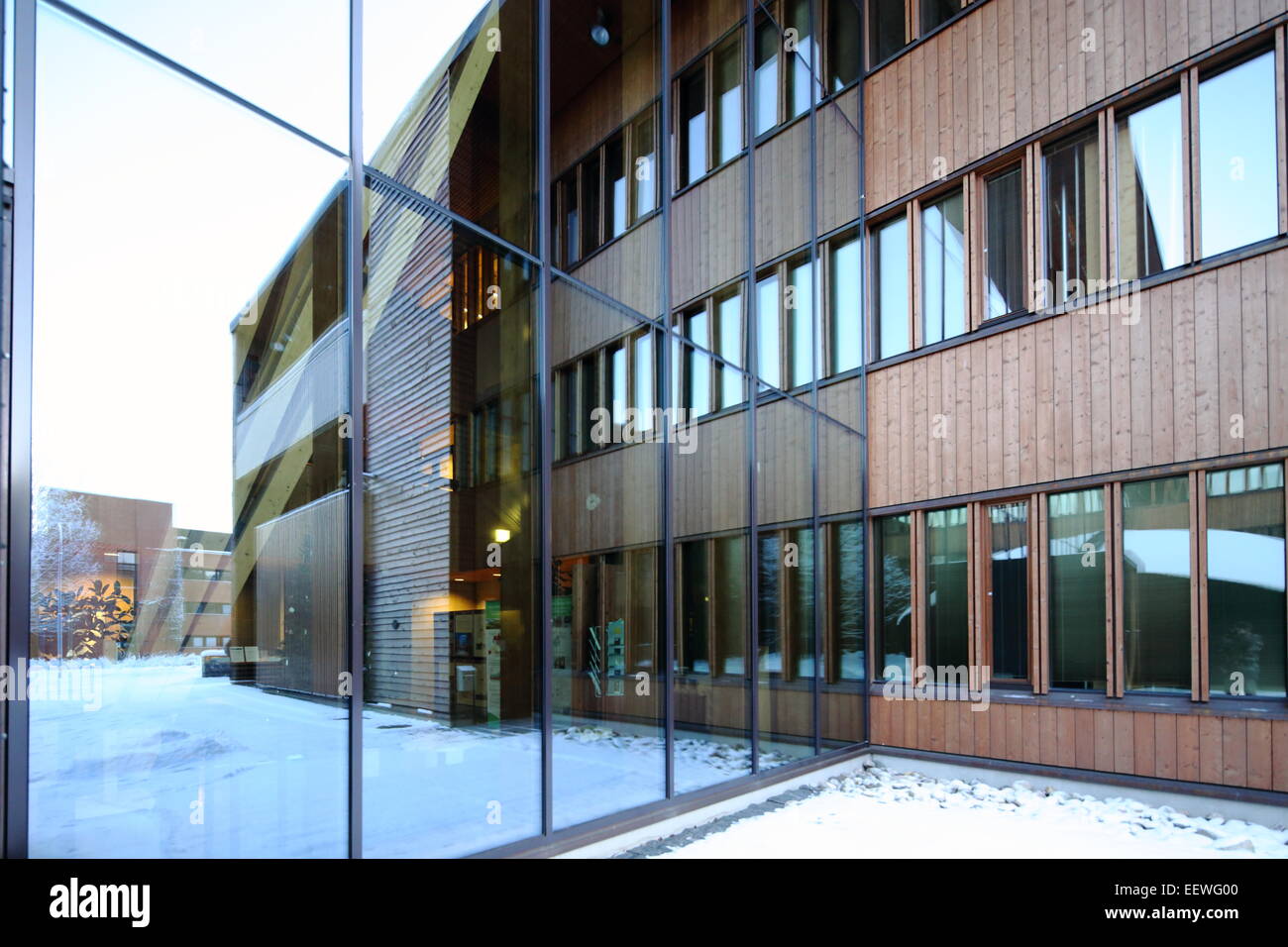 Finnish Forest Research Centre in Joensuu Stock Photo