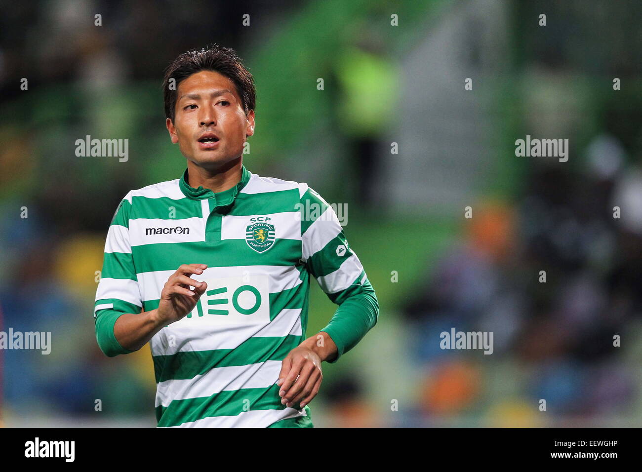 Junya Tanaka - 18.01.2015 - Sporting / Rio Ave FC - Liga Sagres -.Photo : Carlos Rodrigues / Icon Sport. Stock Photo