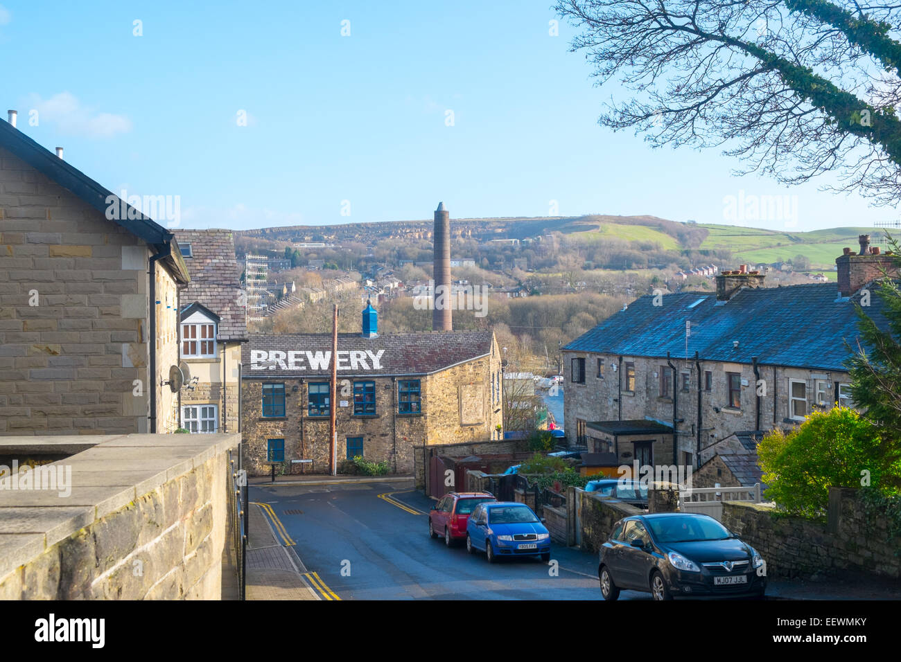 Irwell beer brewery in Ramsbottom, a village in Lancashire,England,Uk Stock Photo