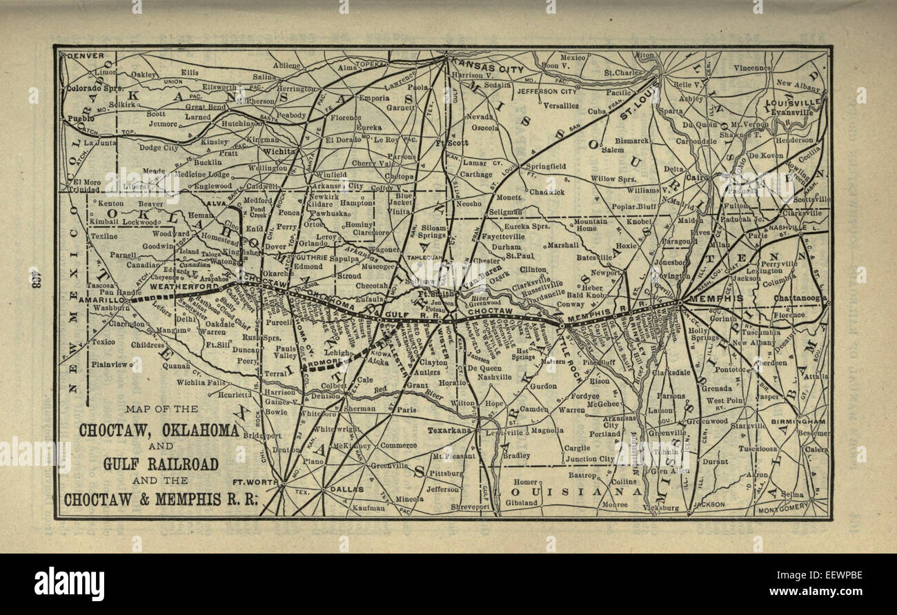 Oklahoma and gulf railroad hires stock photography and images Alamy