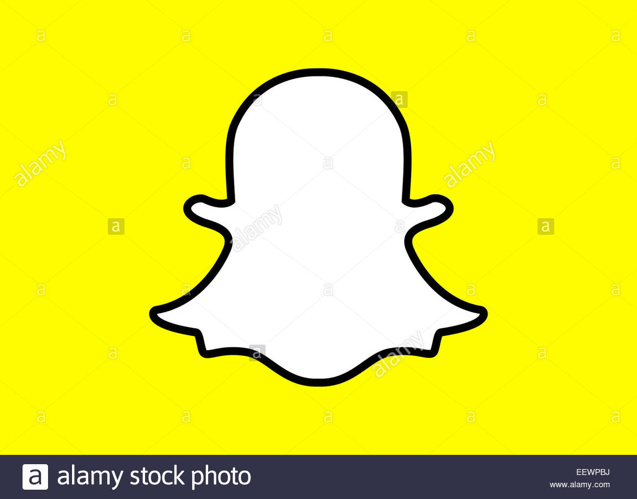 Snapchat logo icon symbol emblem Stock Photo 78013030 Alamy