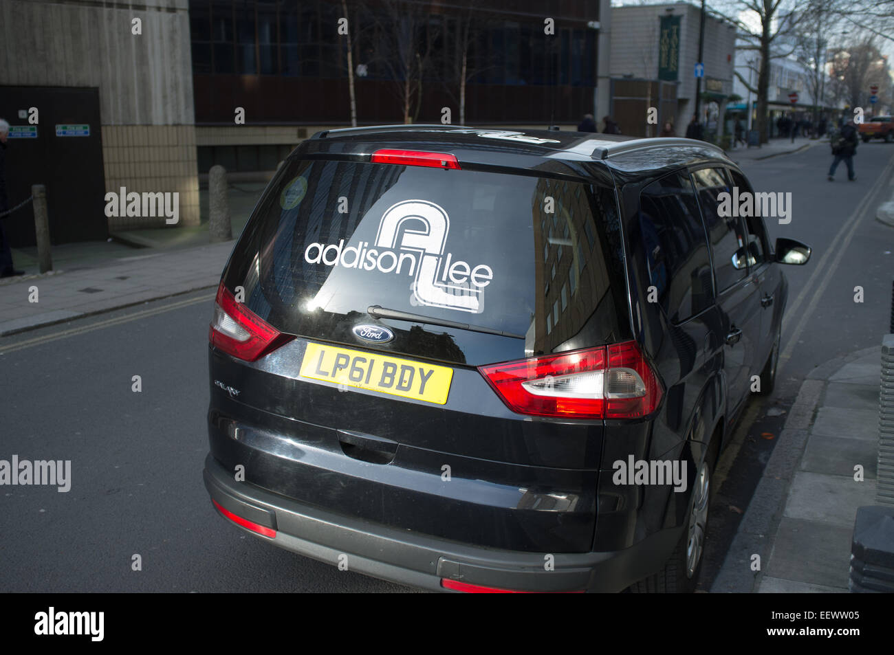 An Addison Lee taxi Stock Photo Alamy