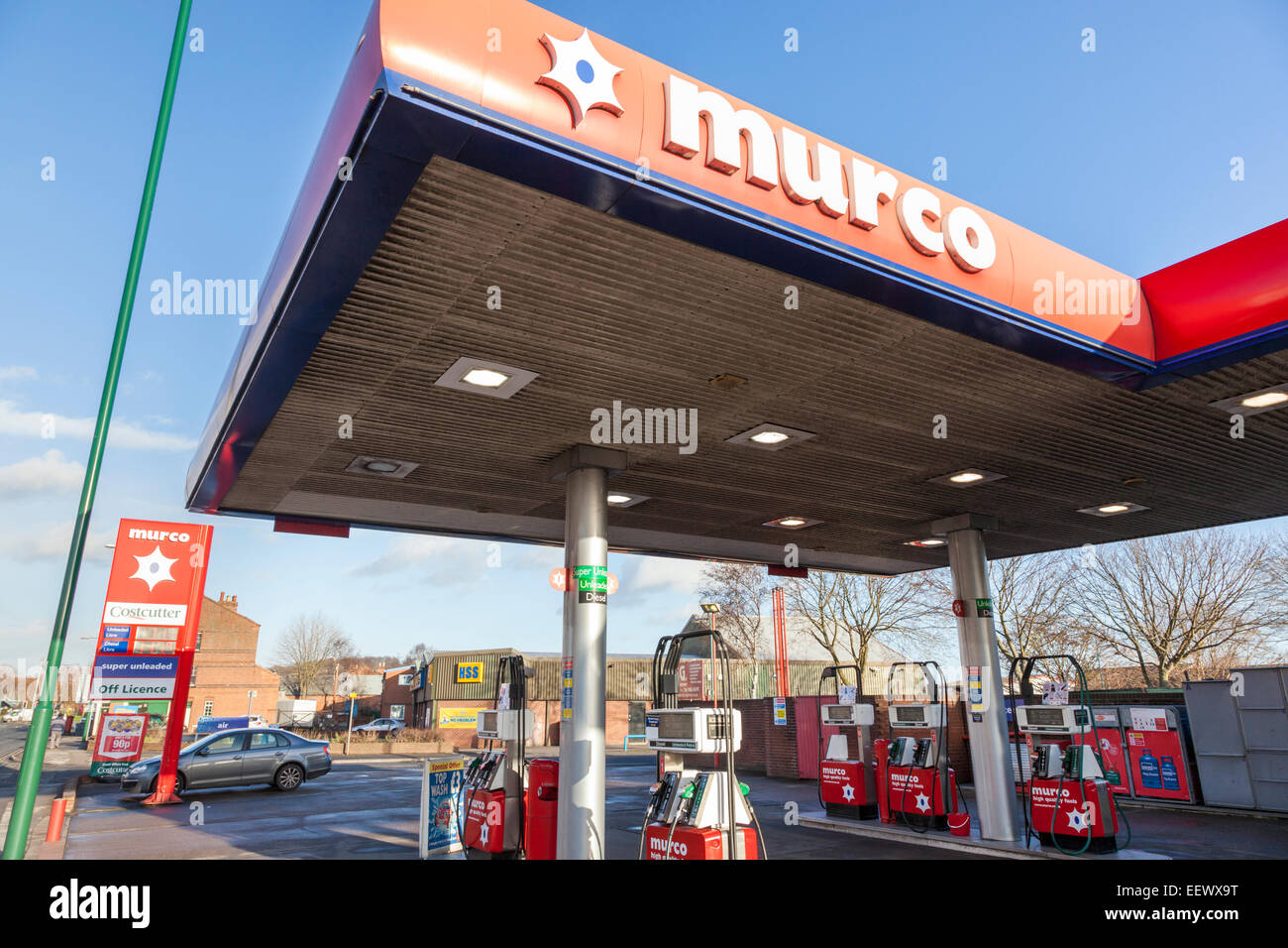 Murco Petrol Station, Nottingham, England, UK Stock Photo