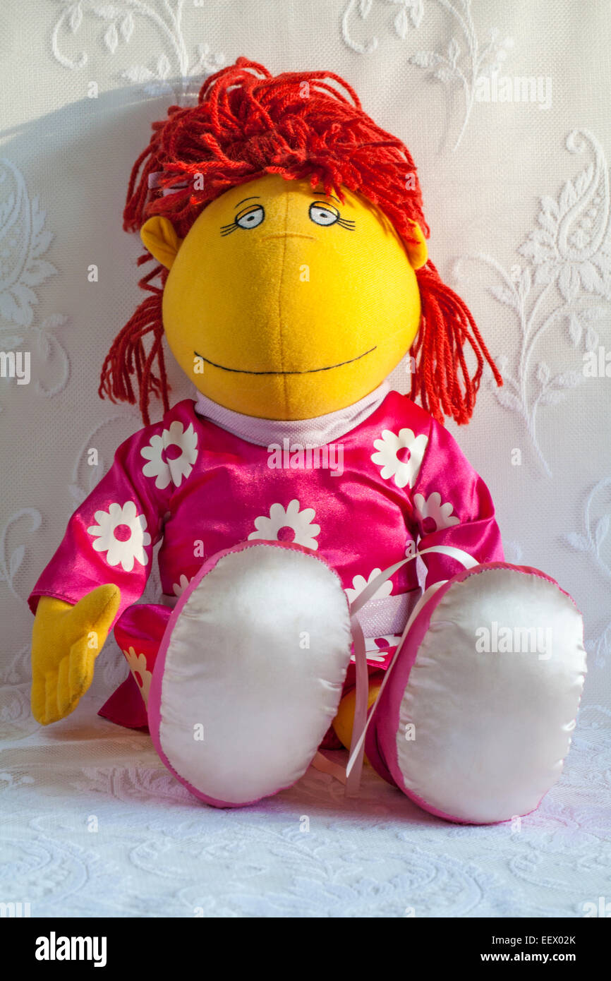 Tweenies Fizz character soft cuddly toy doll Stock Photo