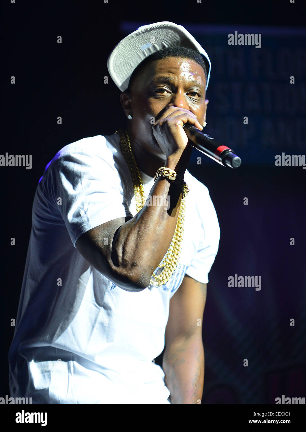 Lil Boosie performing live in concert during the TD2CH Tour at the